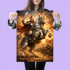Maharana Pratap on Chetak rearing poster 3