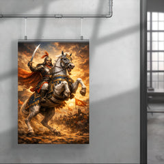 Maharana Pratap on Chetak rearing poster 4