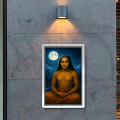 Mahavatar Babaji in Himalayan moonlight poster 2