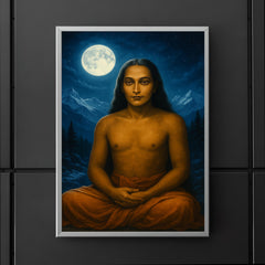 Mahavatar Babaji in Himalayan moonlight poster 5