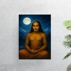 Mahavatar Babaji in Himalayan moonlight poster 7
