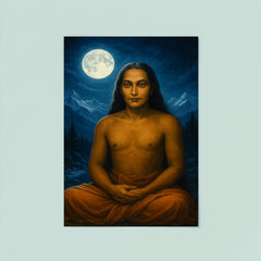 Mahavatar Babaji in Himalayan moonlight poster 8