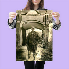 Major Dick Winters, Commander of the 506th Parachute Infantry Regiment, 101st Airborne Division, Holland, 1944 poster 3