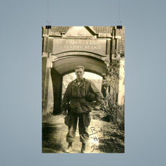 Major Dick Winters, Commander of the 506th Parachute Infantry Regiment, 101st Airborne Division, Holland, 1944 poster 9