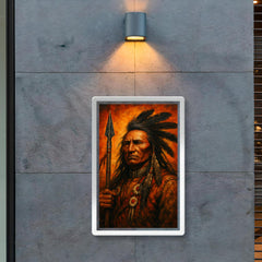 Makhpiya Luta Crazy Horse war portrait poster 2