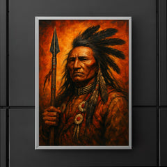 Makhpiya Luta Crazy Horse war portrait poster 5