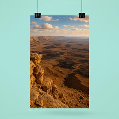 Makhtesh Ramon Crater Israel poster 6