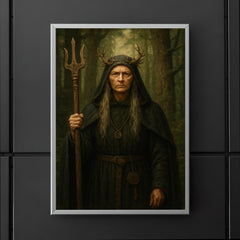Malgorzata Braunek as stern Slavic forest abbess archetype poster 5
