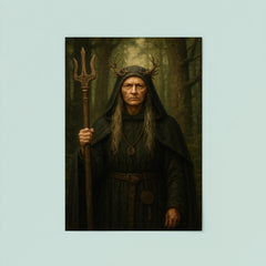Malgorzata Braunek as stern Slavic forest abbess archetype poster 8