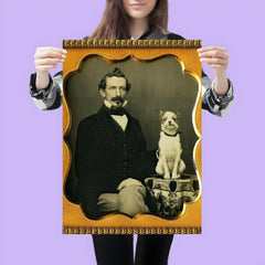 Man and Man's Best Friend, 1856 poster 3