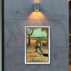 Man with Backpack by Vincent van Gogh, 1888 poster 2