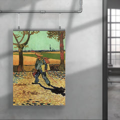 Man with Backpack by Vincent van Gogh, 1888 poster 4