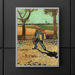 Man with Backpack by Vincent van Gogh, 1888 poster 5