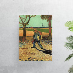 Man with Backpack by Vincent van Gogh, 1888 poster 7