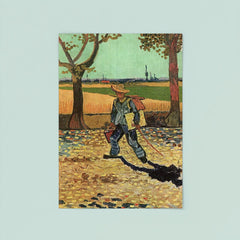 Man with Backpack by Vincent van Gogh, 1888 poster 8