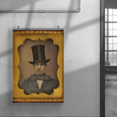 Man with Large Bow Tie and Top Hat, 1855 poster 4