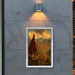 Manco Inca's siege of Cusco from mountain heights poster 2