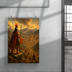 Manco Inca's siege of Cusco from mountain heights poster 4