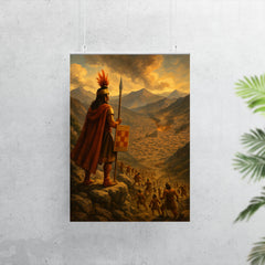 Manco Inca's siege of Cusco from mountain heights poster 7
