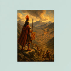 Manco Inca's siege of Cusco from mountain heights poster 8