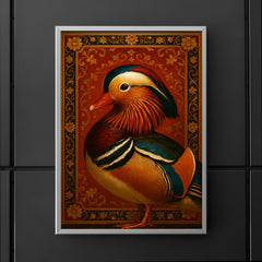 Mandarin duck imperial portrait with lacquered splendor poster 5