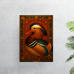 Mandarin duck imperial portrait with lacquered splendor poster 7