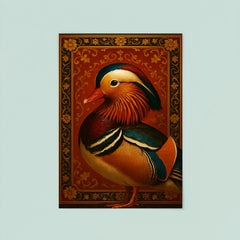 Mandarin duck imperial portrait with lacquered splendor poster 8