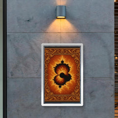 Mandelbrot set rendered as imperial tapestry poster 2