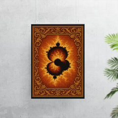 Mandelbrot set rendered as imperial tapestry poster 7