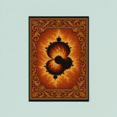 Mandelbrot set rendered as imperial tapestry poster 8