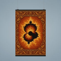 Mandelbrot set rendered as imperial tapestry poster 9