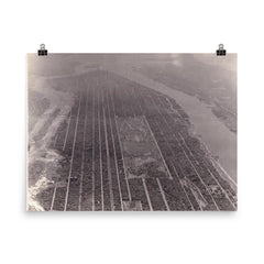 Manhattan, 1931 poster on a plain backdrop in size 8"x10".