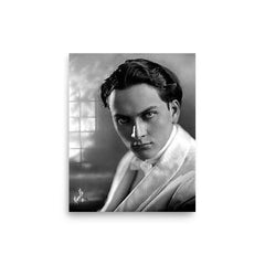 Manly P Hall poster on a plain backdrop in size 8"x10".