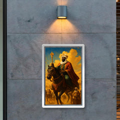 Mansa Musa crossing the Sahara with golden caravan poster 2