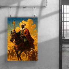 Mansa Musa crossing the Sahara with golden caravan poster 4
