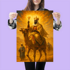 Mansa Musa desert caravan radiance poster 3