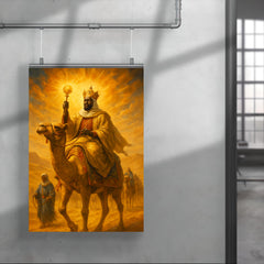 Mansa Musa desert caravan radiance poster 4
