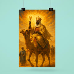 Mansa Musa desert caravan radiance poster 6