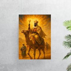 Mansa Musa desert caravan radiance poster 7