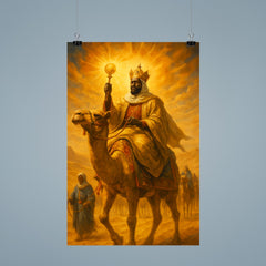 Mansa Musa desert caravan radiance poster 9