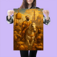 Mansa Musa entering Cairo with golden retinue poster 3