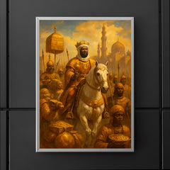 Mansa Musa entering Cairo with golden retinue poster 5