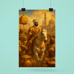 Mansa Musa entering Cairo with golden retinue poster 6