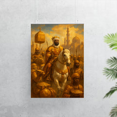 Mansa Musa entering Cairo with golden retinue poster 7
