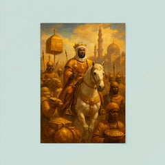 Mansa Musa entering Cairo with golden retinue poster 8