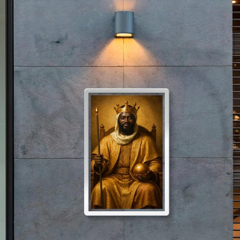 Mansa Musa regal portrait poster 2