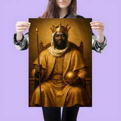 Mansa Musa regal portrait poster 3