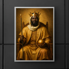 Mansa Musa regal portrait poster 5