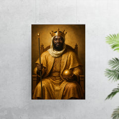 Mansa Musa regal portrait poster 7