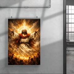 Mansur al Hallaj in luminous defiance poster 4